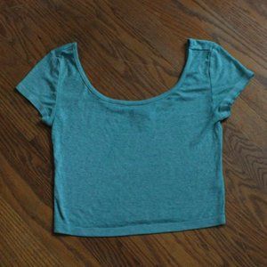 Mossimo Supply Co. Short Sleeve Crop Top